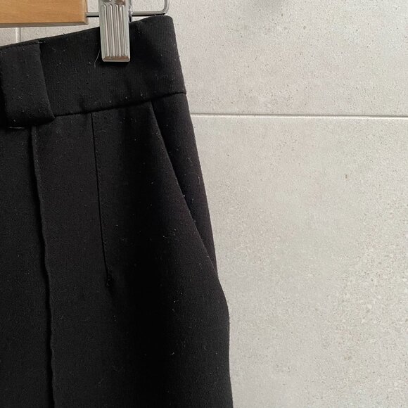 Wide-Leg Front Seam Dress Pants - Picture 3 of 5